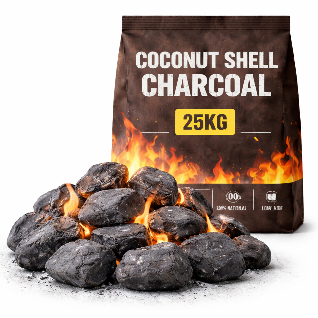 25kg Coconut Shell Charcoal Bangalore